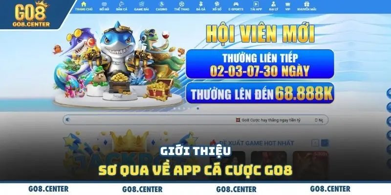 Giới thiệu sơ qua về app cá cược GO8